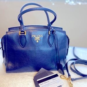 Prada glace calf small crossbody